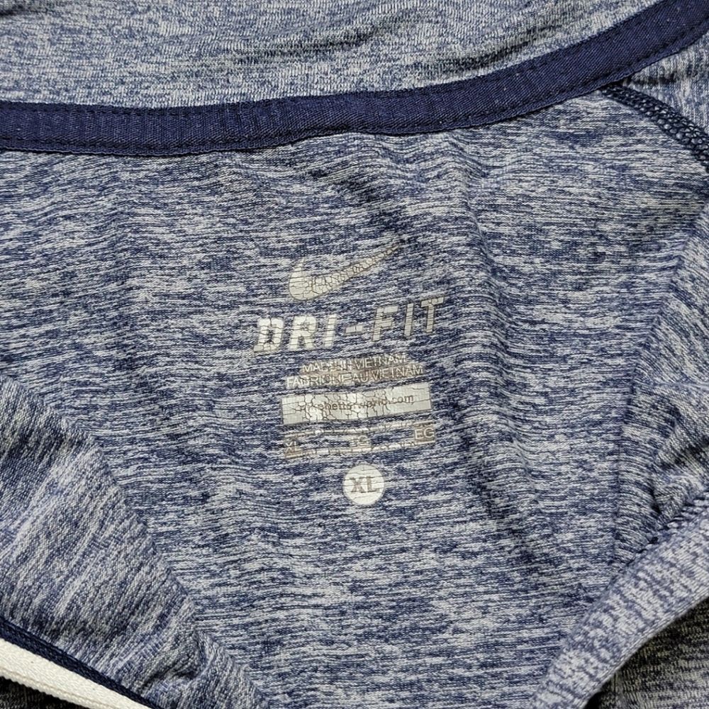 Nike Penn State Heathered Blue Long Sleeve Quarter Zip Pullover XL - Picture 7 of 9